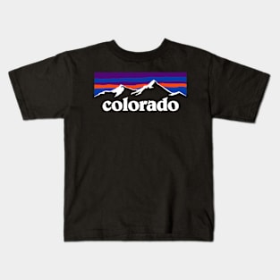 Colorado Mountains Version 3 Kids T-Shirt